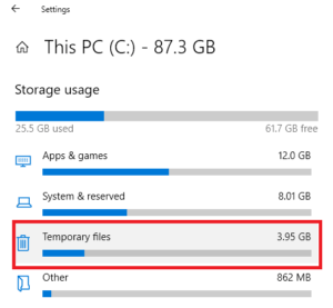 How to Delete Temporary Internet Files Windows 10, Chrome