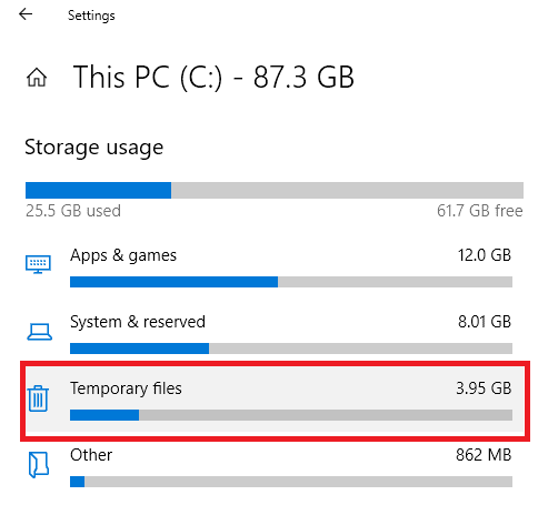 delete temporary internet files windows 10, How to Delete Temporary files