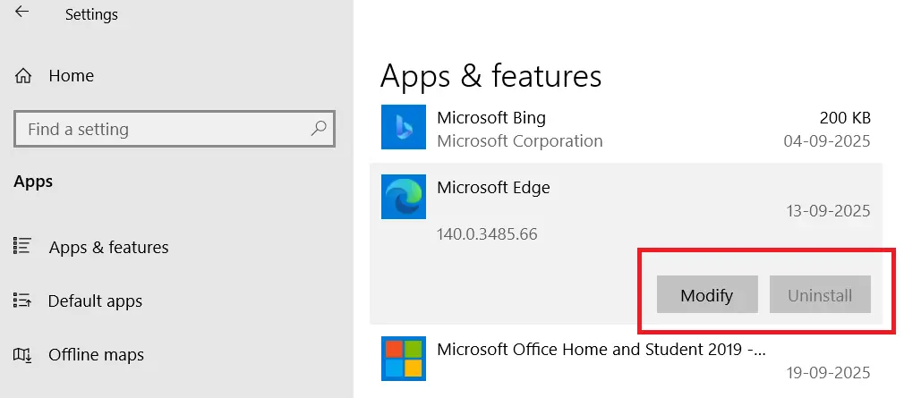 How to Uninstall Microsoft Edge on Windows