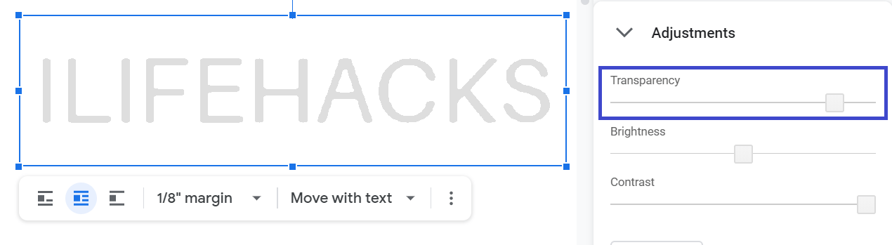 how to put image behind text in google docs, google docs image behind text
