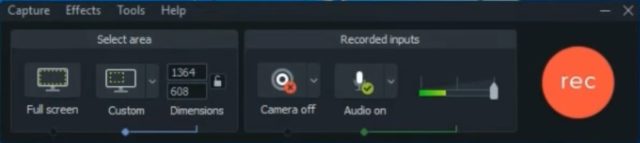 camtasia recorder system audio red x