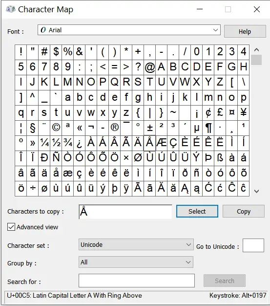 google sheets special characters