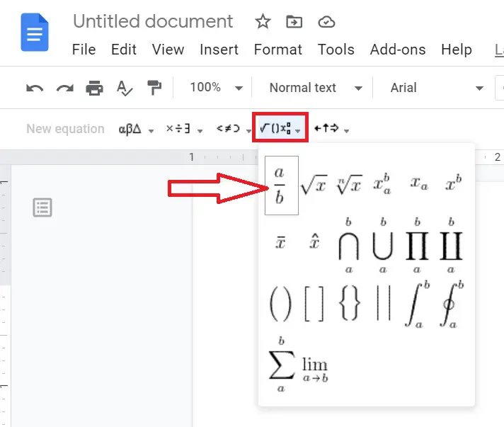 long dash in Google Docs