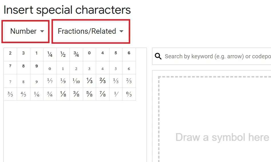 How to Write a Fraction in Google Docs