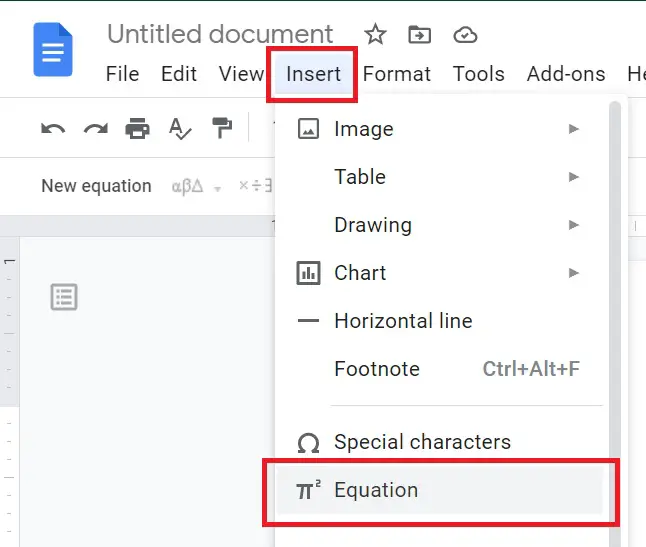 Fractions in Google docs, how to make a fraction in google docs