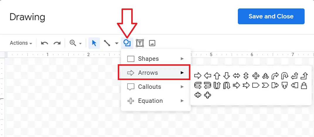 google docs arrow shortcut, How to type an arrow in Google docs