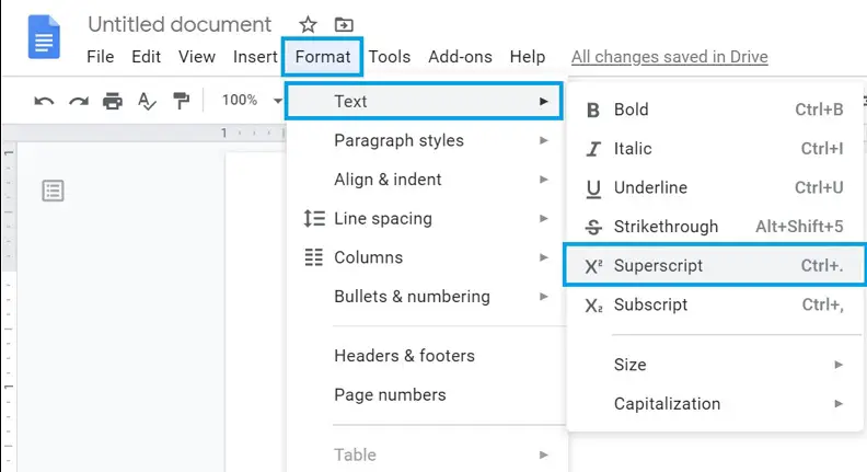 how-to-add-exponents-in-google-docs