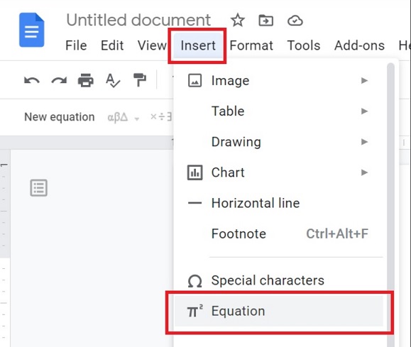 exponents in google docs, How to type exponents in Google docs
