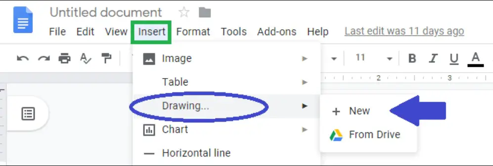 how to type in a text box in google docs
