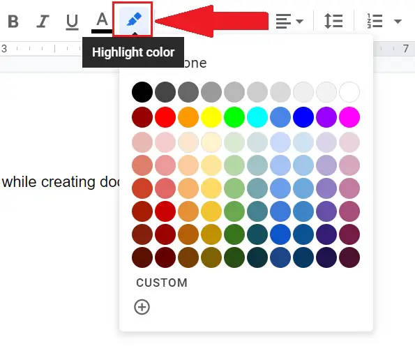 How to Highlight in Google Docs computer