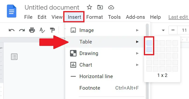 How to add description to image in Google Docs