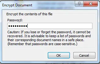 How to encrypt Word Document