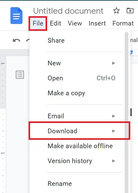 How to save a Google doc and download files as pdf