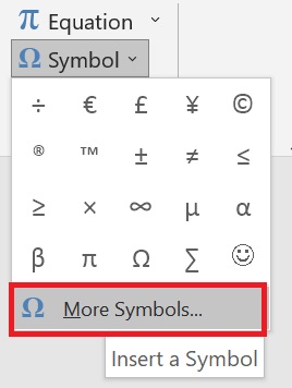 How to type division symbol