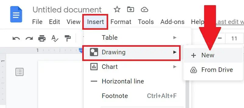Turn Text Sideways in Google Docs by flip text from horizontal to vertical