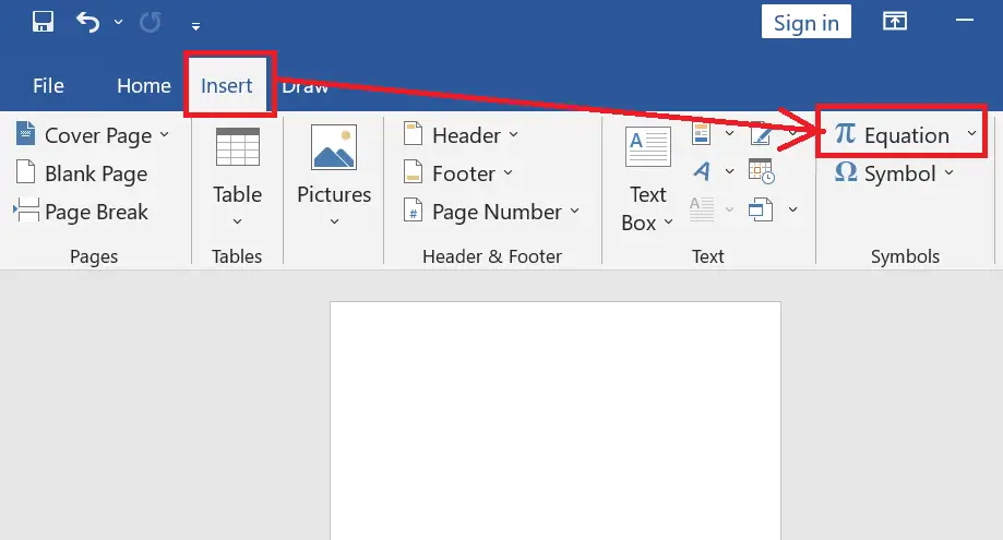 how to make a fraction in word