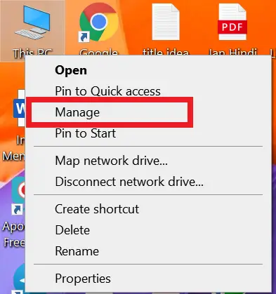 how to hide a hard drive in windows 10