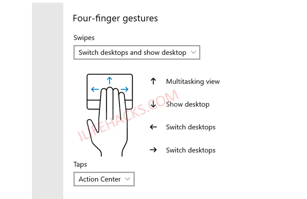 switch between desktops windows 10