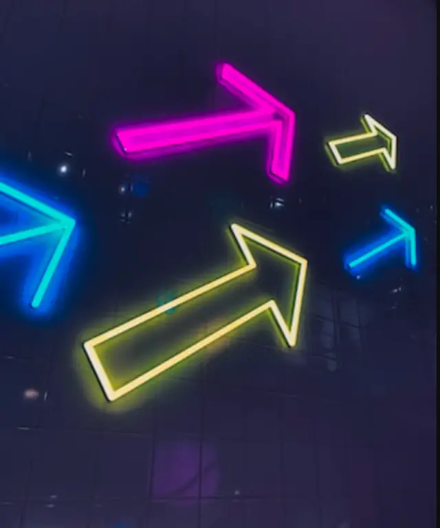 neon arrow