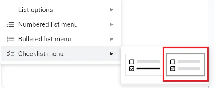 insert-checkbox-in-google-docs-with-or-without-strikethrough