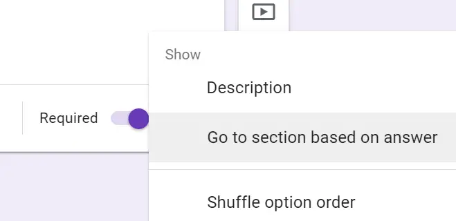 Creating an application form on Google Docs