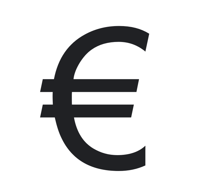 Euro Symbol (€): How to Type, Insert, or Copy the Euro Sign Official Euro currency symbol design with double horizontal lines