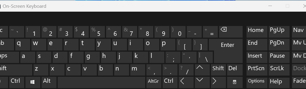 Floating Keyboard on Windows PC